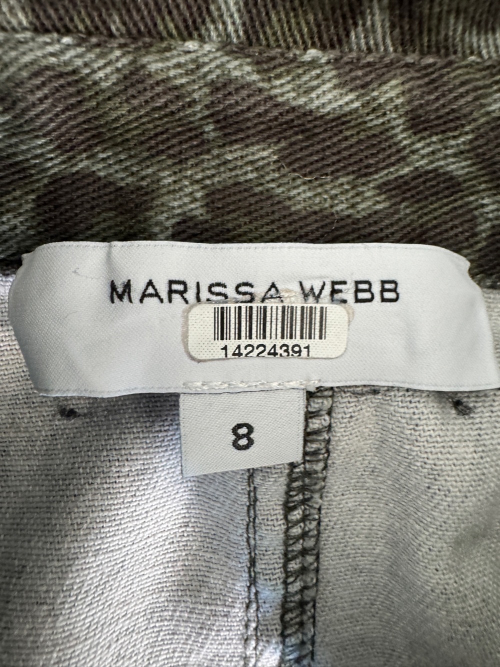 Marissa Webb MERA LEOPARD PRINT CANVAS MINI DRESS sz 8 - Picture 3 of 10